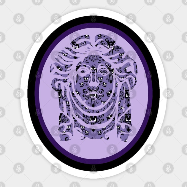 Madame Leota Wallpaper Gravestone Sticker by magicmirror